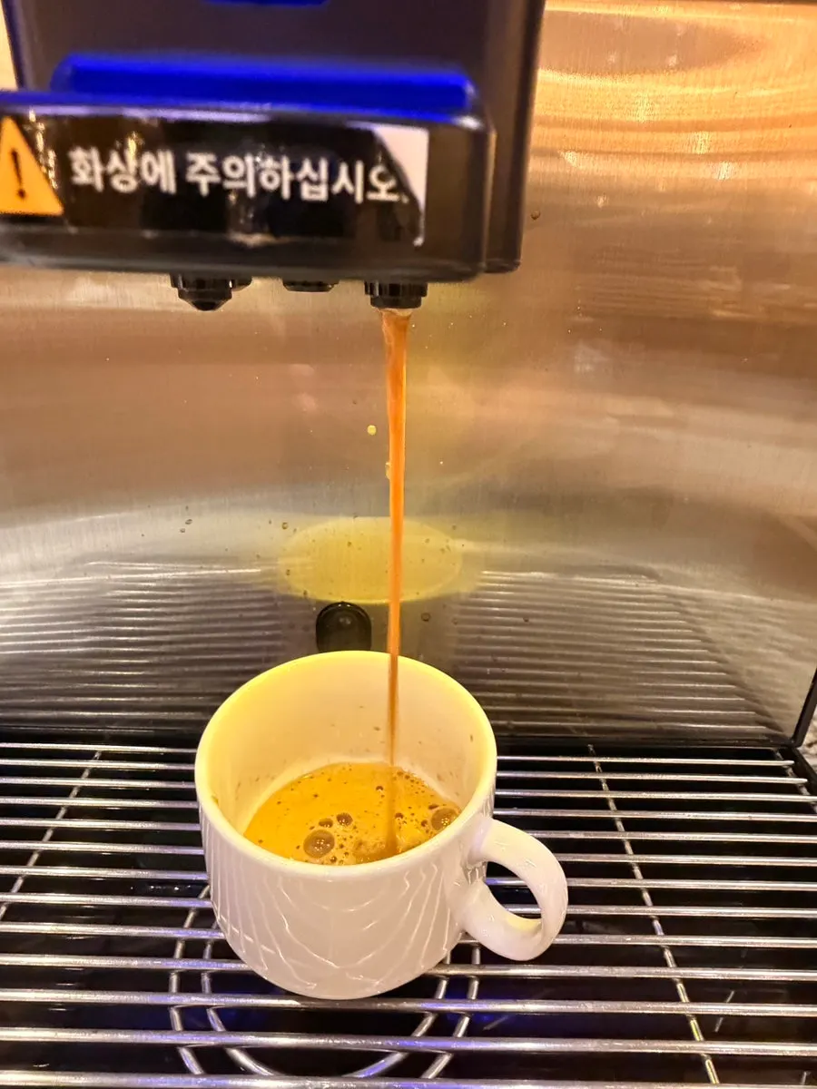 A warm cup of coffee after the meal
