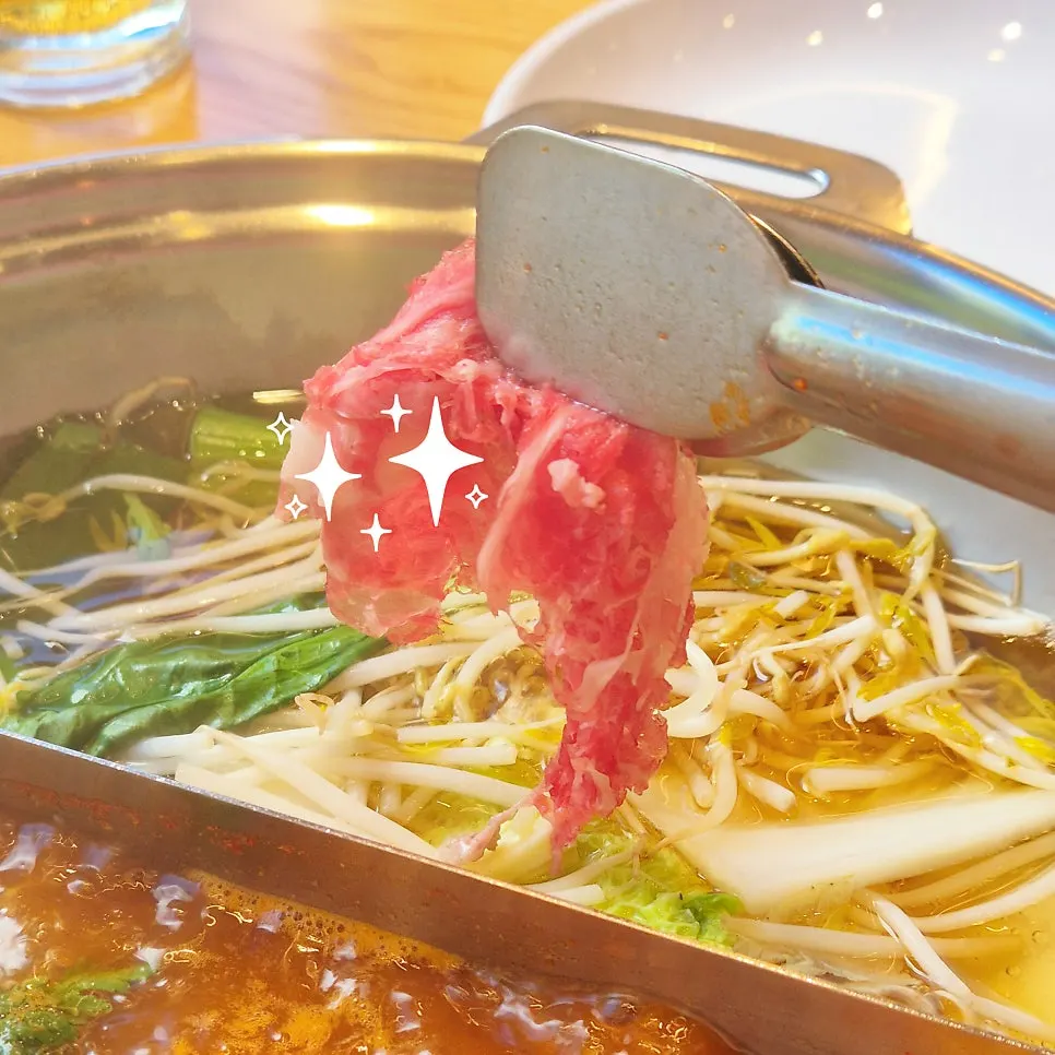 Shabu-shabu broth pot at Shabu20 Daegu Bokhyeon branch