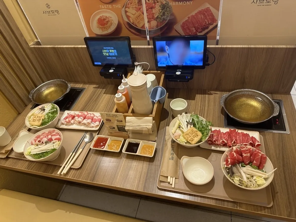 샤브토랑 장안직영점 1인 샤브샤브 한 상