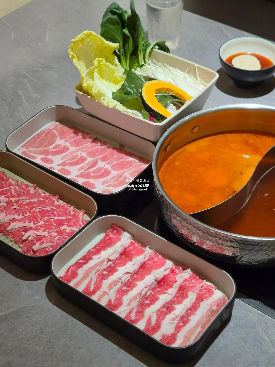 마무리로 챙겨 먹는 셀프 죽 코너