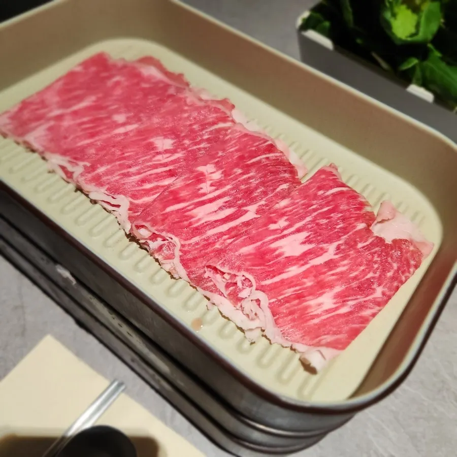 주말 저녁 3인 샤브샤브 상차림