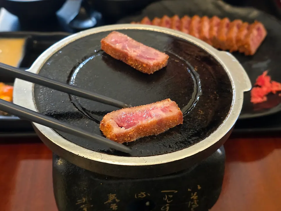 Crisp and tender gyukatsu
