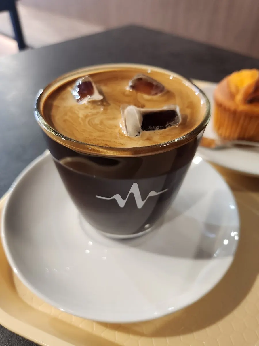 Coffee and handmade desserts on the table