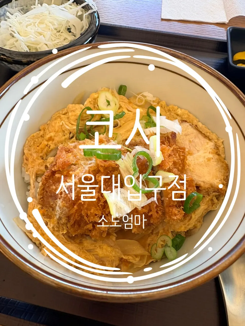 Kosi pork cutlet and udon meal near Seoul National University Entrance