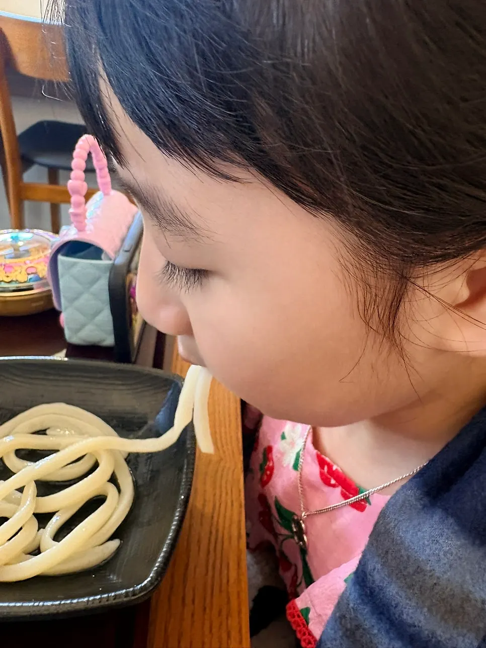 Japanese dishes ordered for a family meal