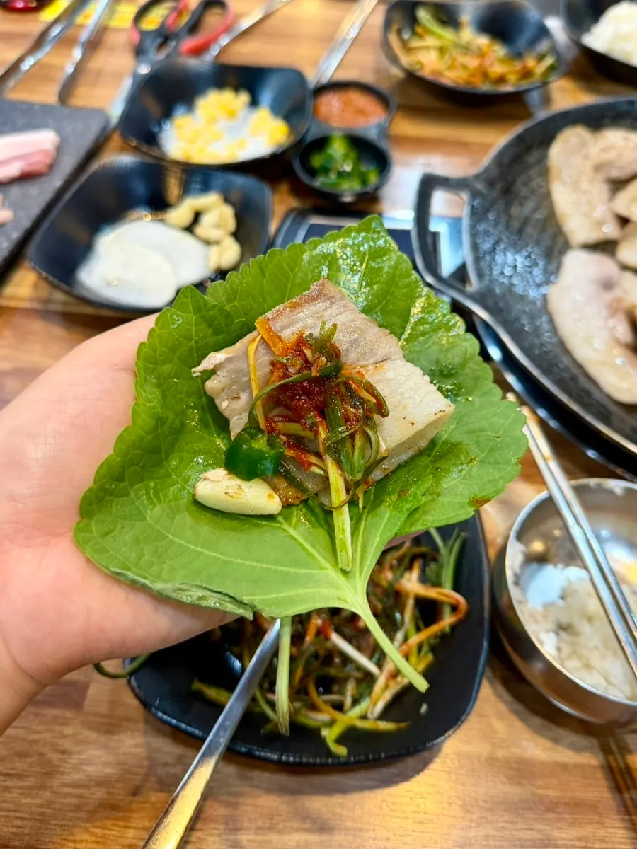 다시 가져온 생삼겹살 추가분