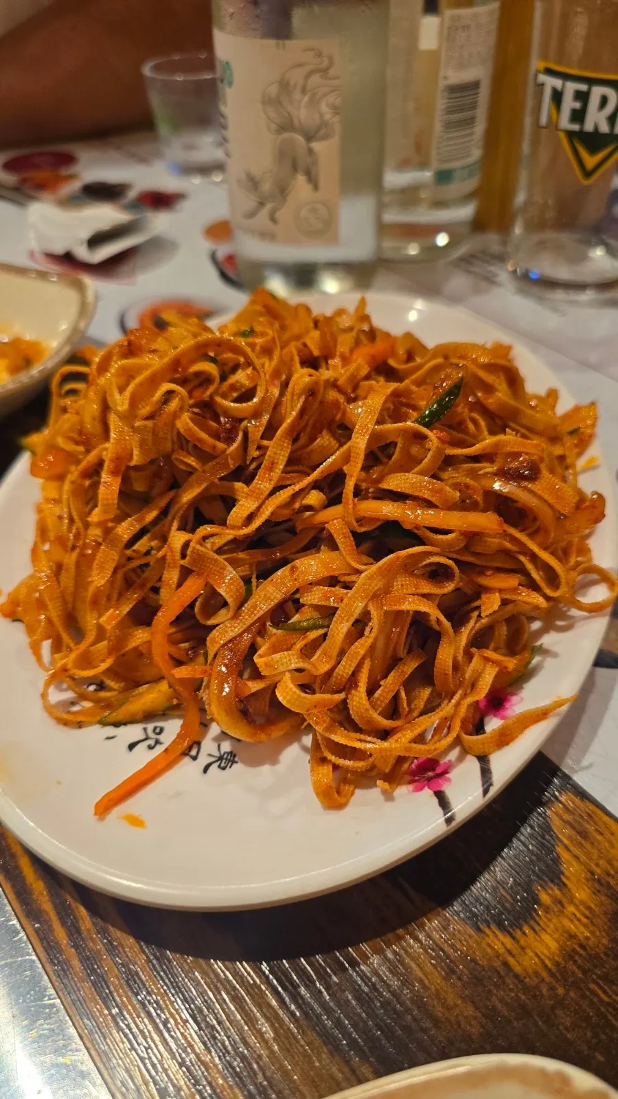 Tangy-spicy dried tofu salad