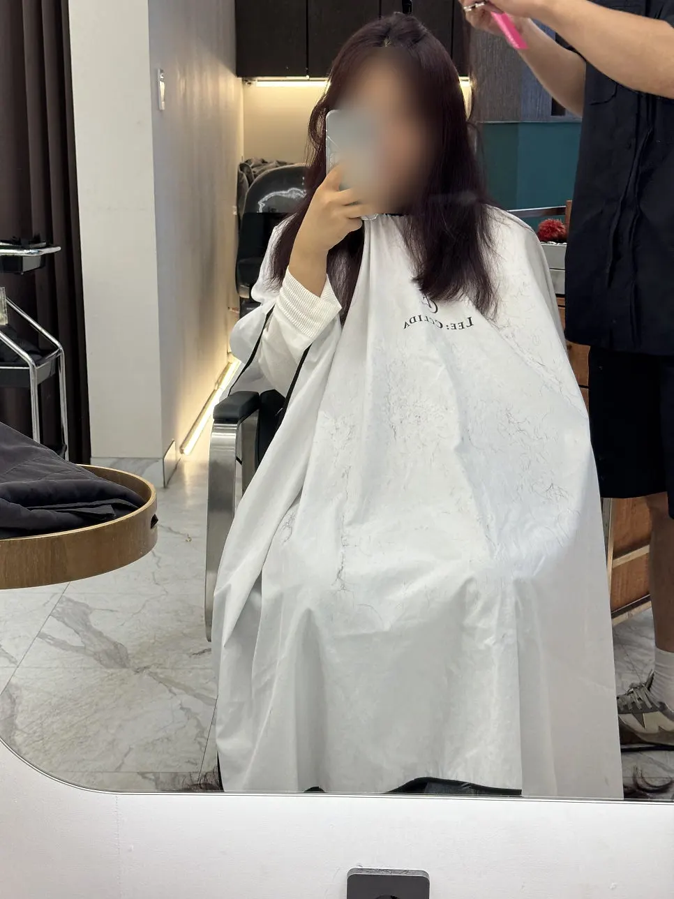 High-layered cut in progress
