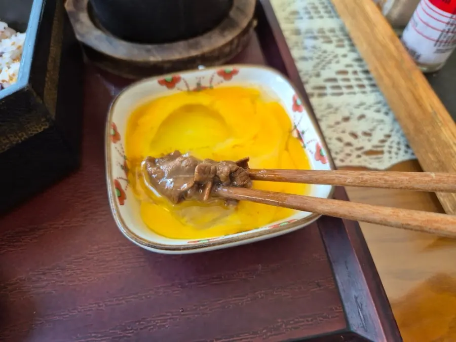 끓고 있는 신동랩 스키야키 전골
