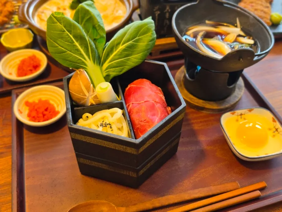스키야키 한상 130g 상차림