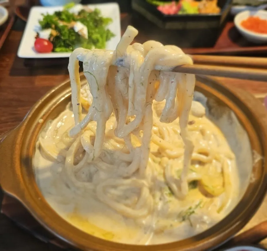 신효동 크림우동 나베