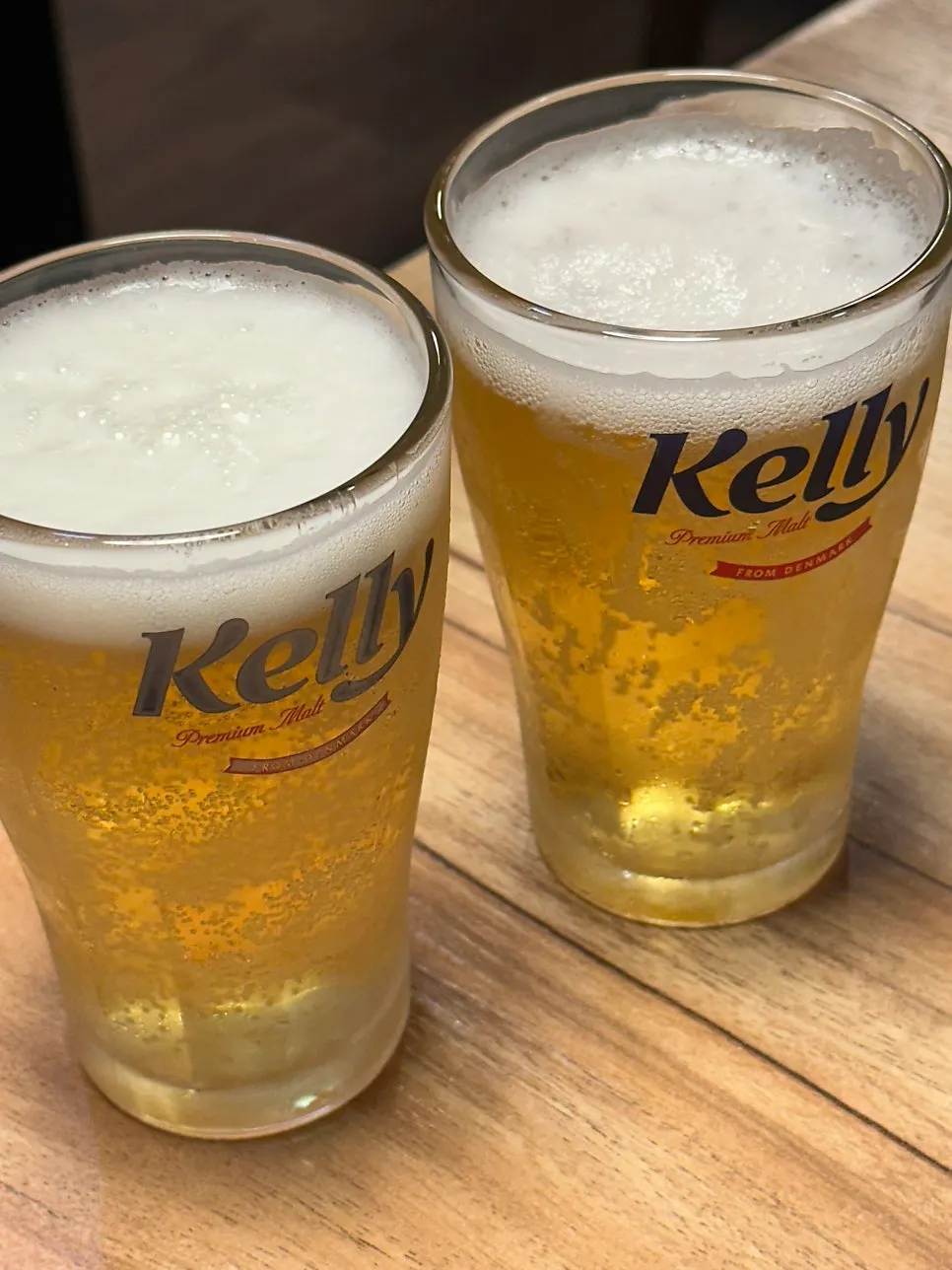 Soju and beer paired with the jokbal