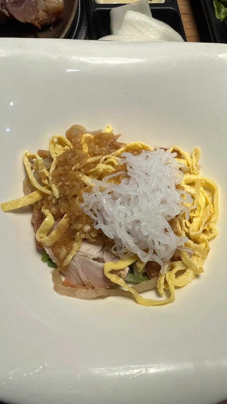 Sample cold jokbal served for free