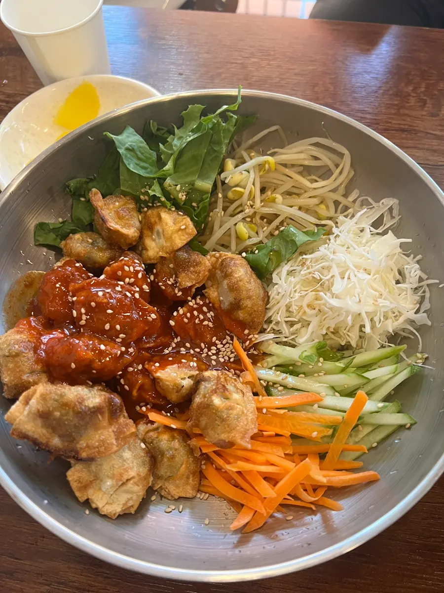 셀프코너에 준비된 김치