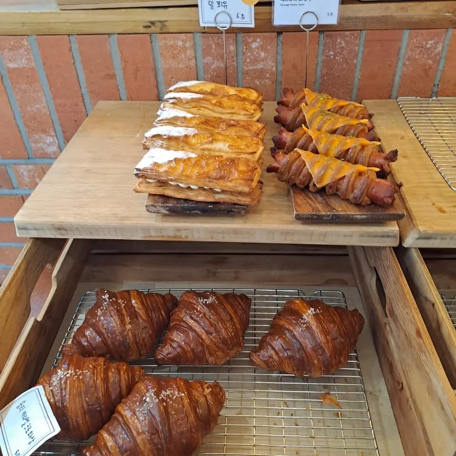 Bakerist Brown showcase filled with pastries