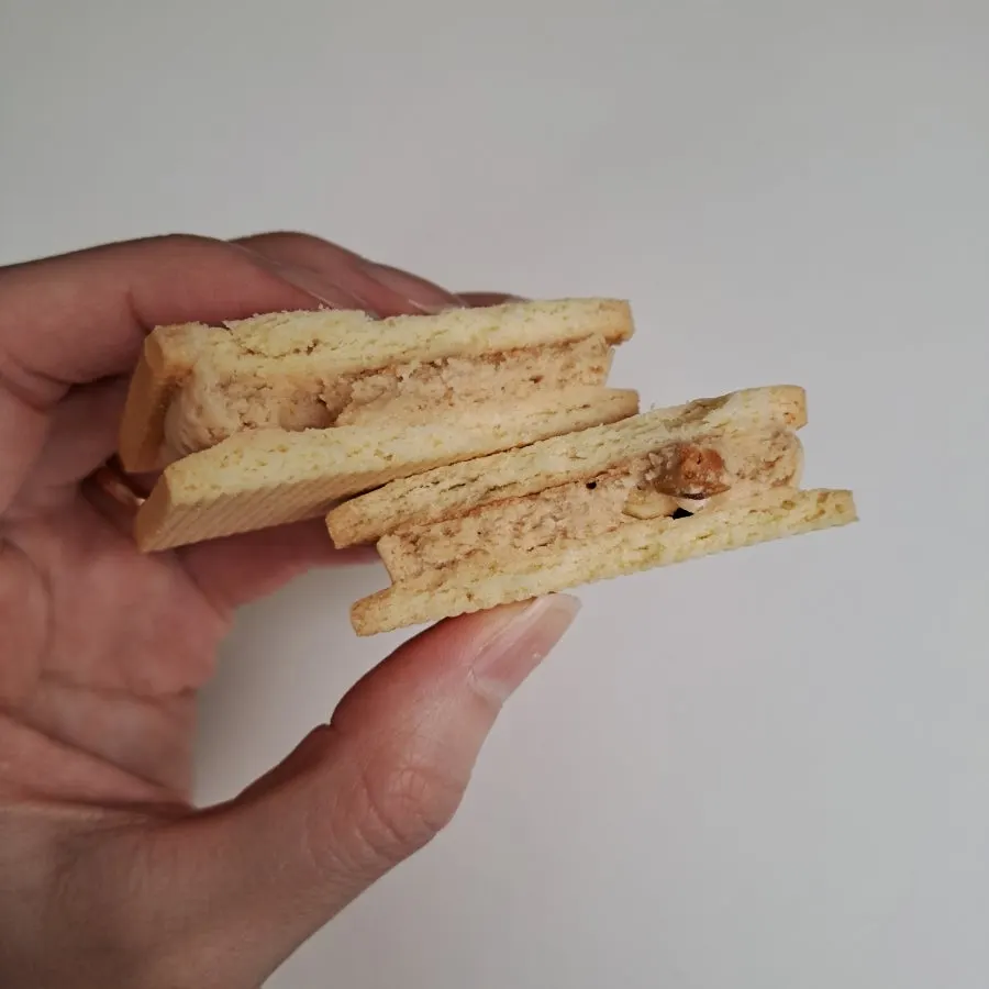 Close-up of the signature salted cream coffee
