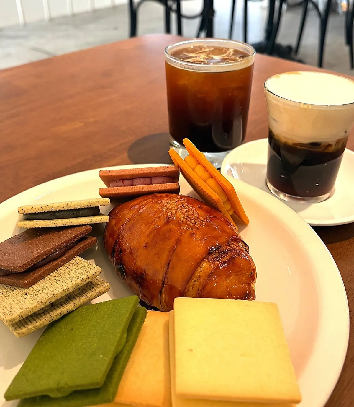Bakerist Brown's cream brûlée salt bread and coffee