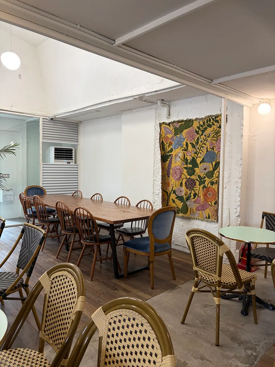 Interior seating with relatively comfortable chairs