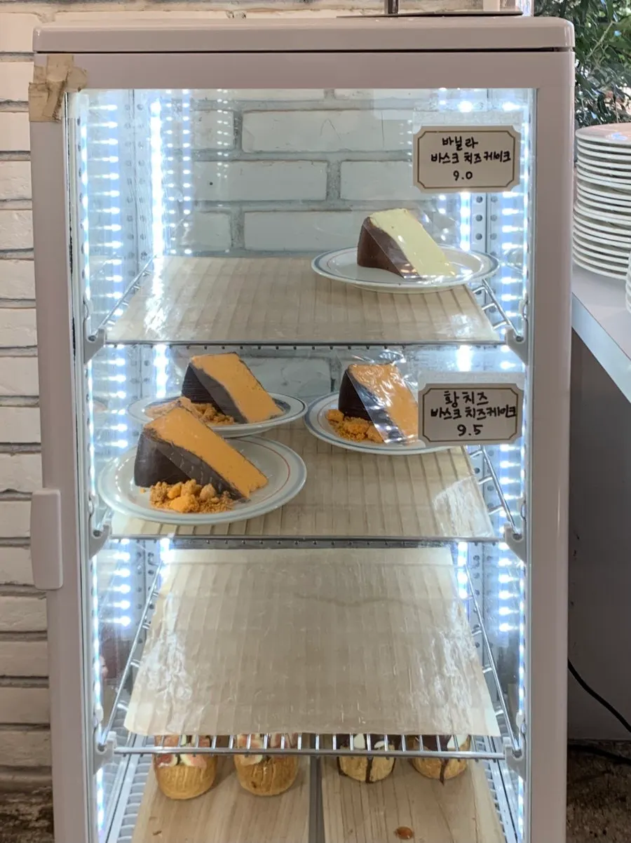 Vertical shot of Upper and Under's dessert display