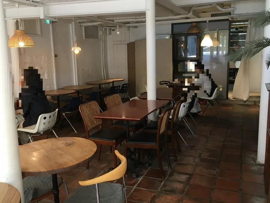 Interior space at Something About Coffee