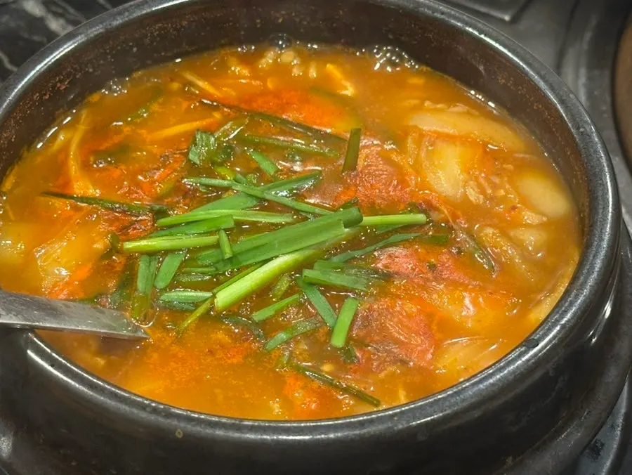 마무리로 나온 한우 부추술밥