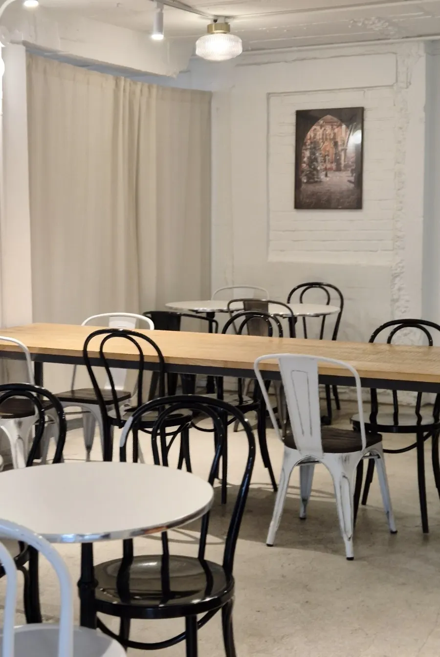 Interior of the relaxed 2nd floor even on weekends