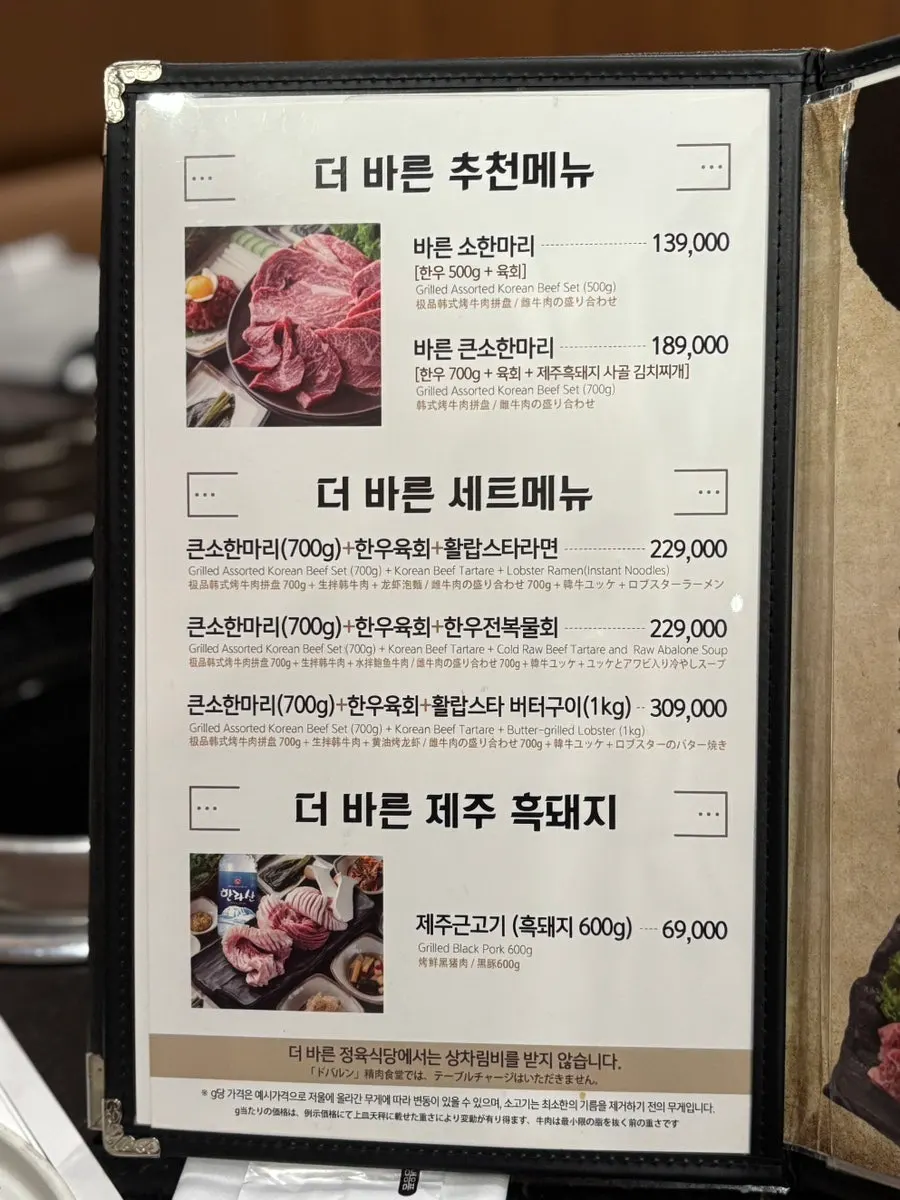 Butcher-style fridge with meat on display