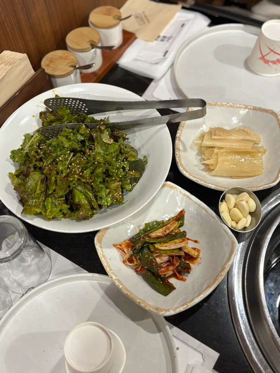 Table setting prepared right after ordering