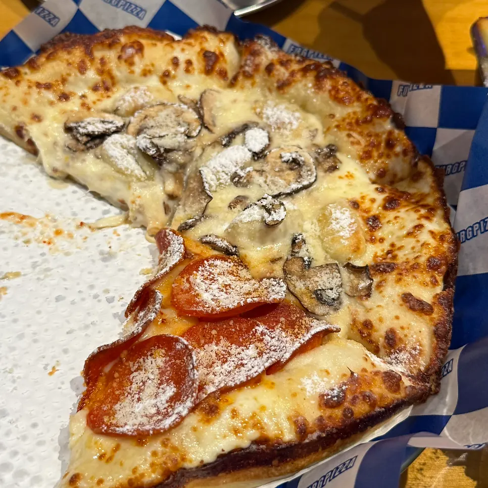 Bagel dough edge with added whole cheese milk crust