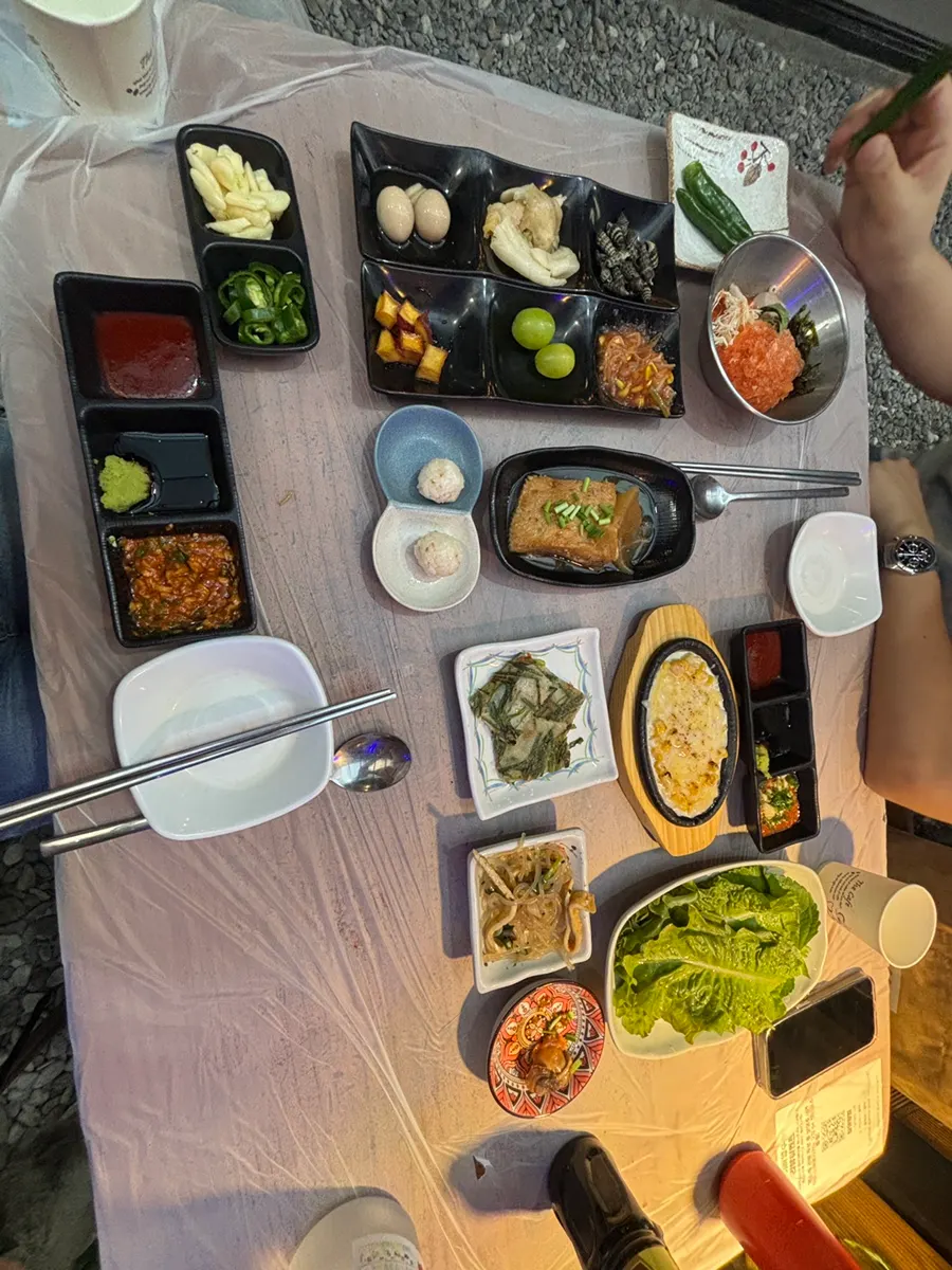 주문한 회 한 접시 비주얼