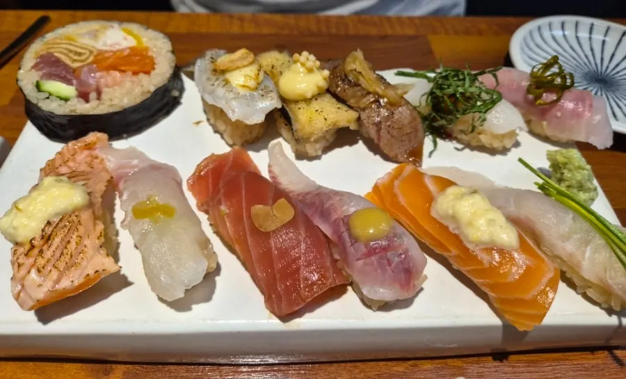 Shirokuma's Premium Sushi 12p spread
