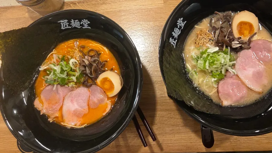 쇼멘도 라멘 메뉴판