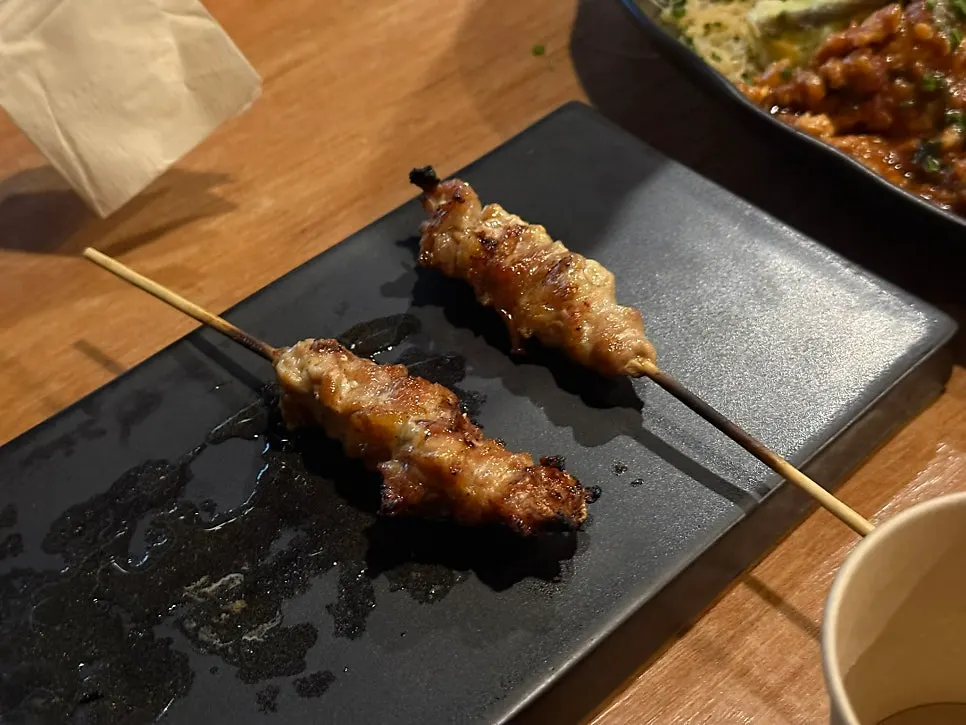 닭 안창살 부위 꼬치