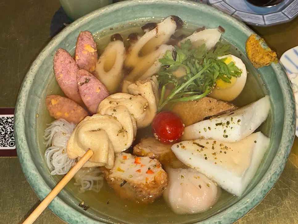 Additional shot of the oden platter at Shunno Oden Nonhyeon