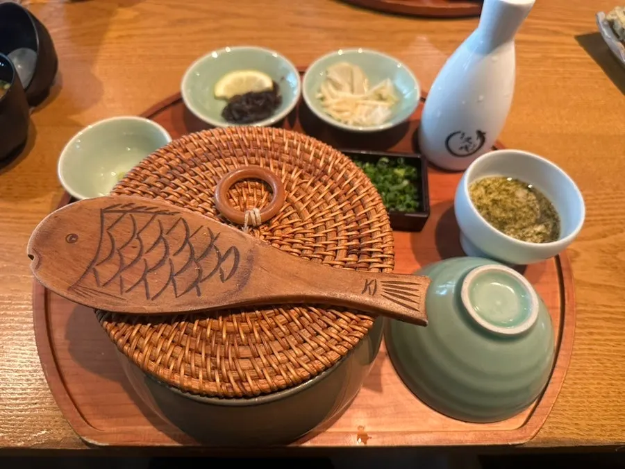 히츠마부시 한마리 상차림 전체