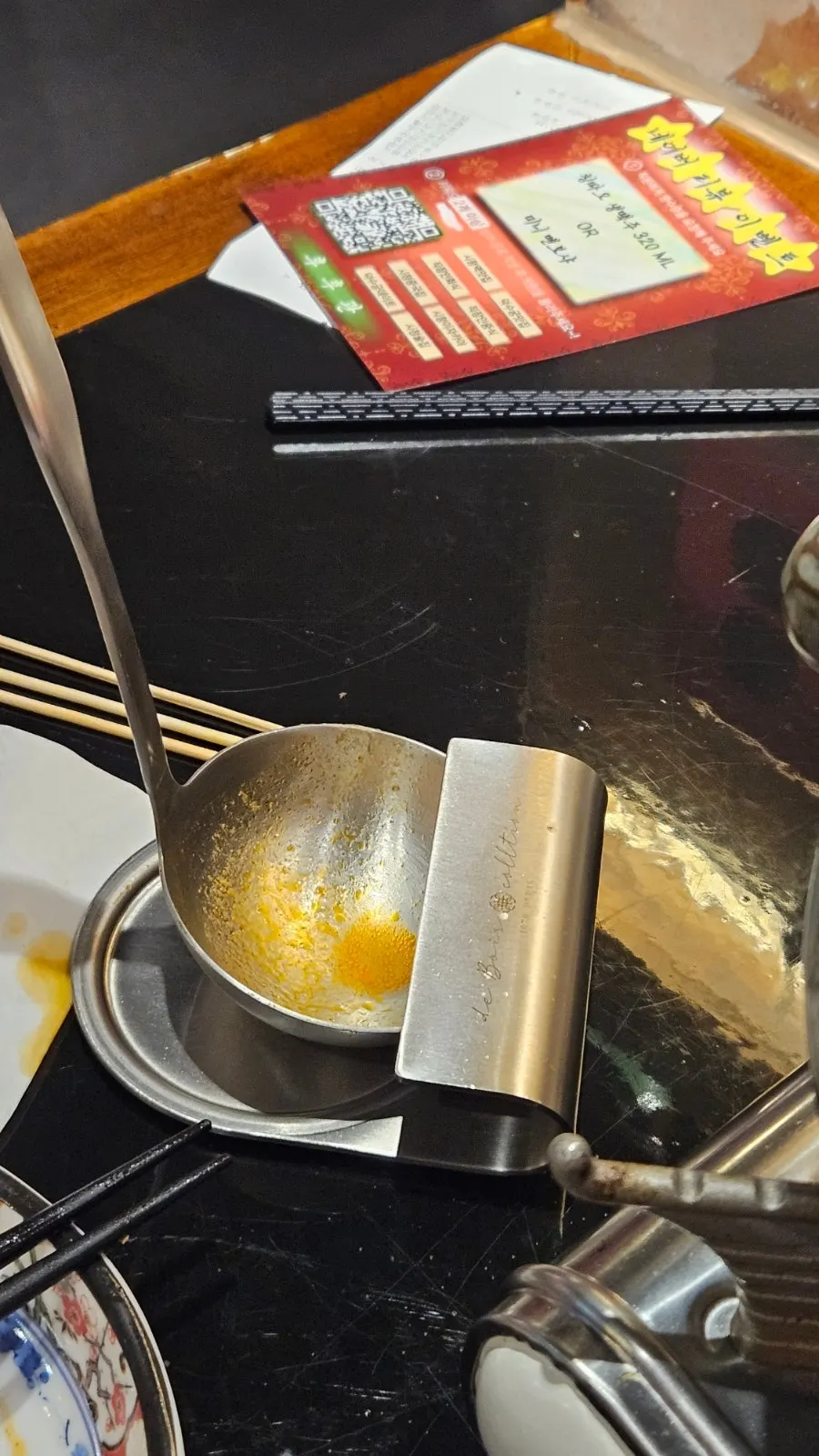 Mala hot pot enjoyed with draft beer
