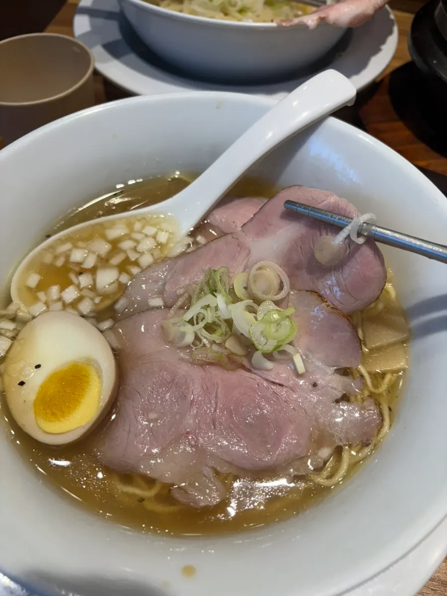 Ordered shio ramen and spicy tsukemen