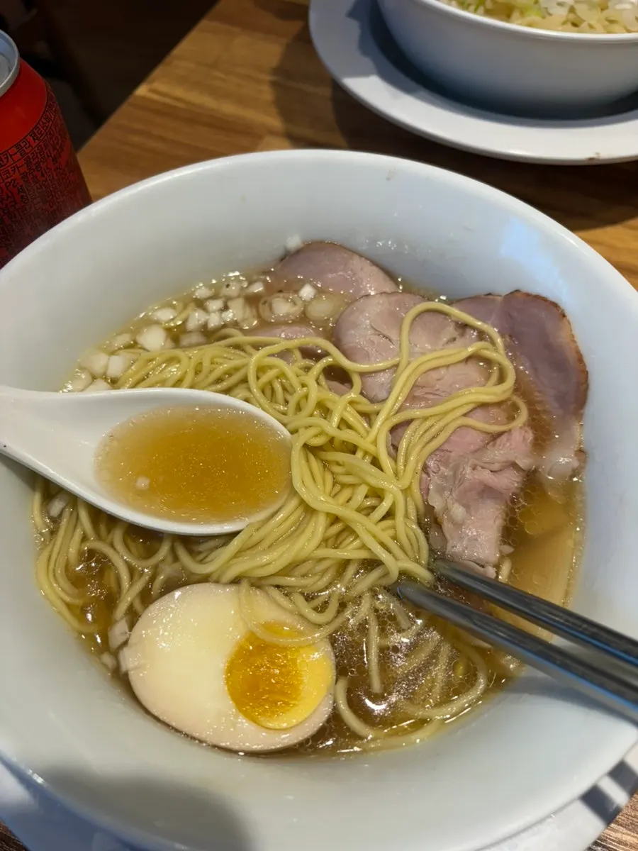 Clean shio ramen with chicken broth