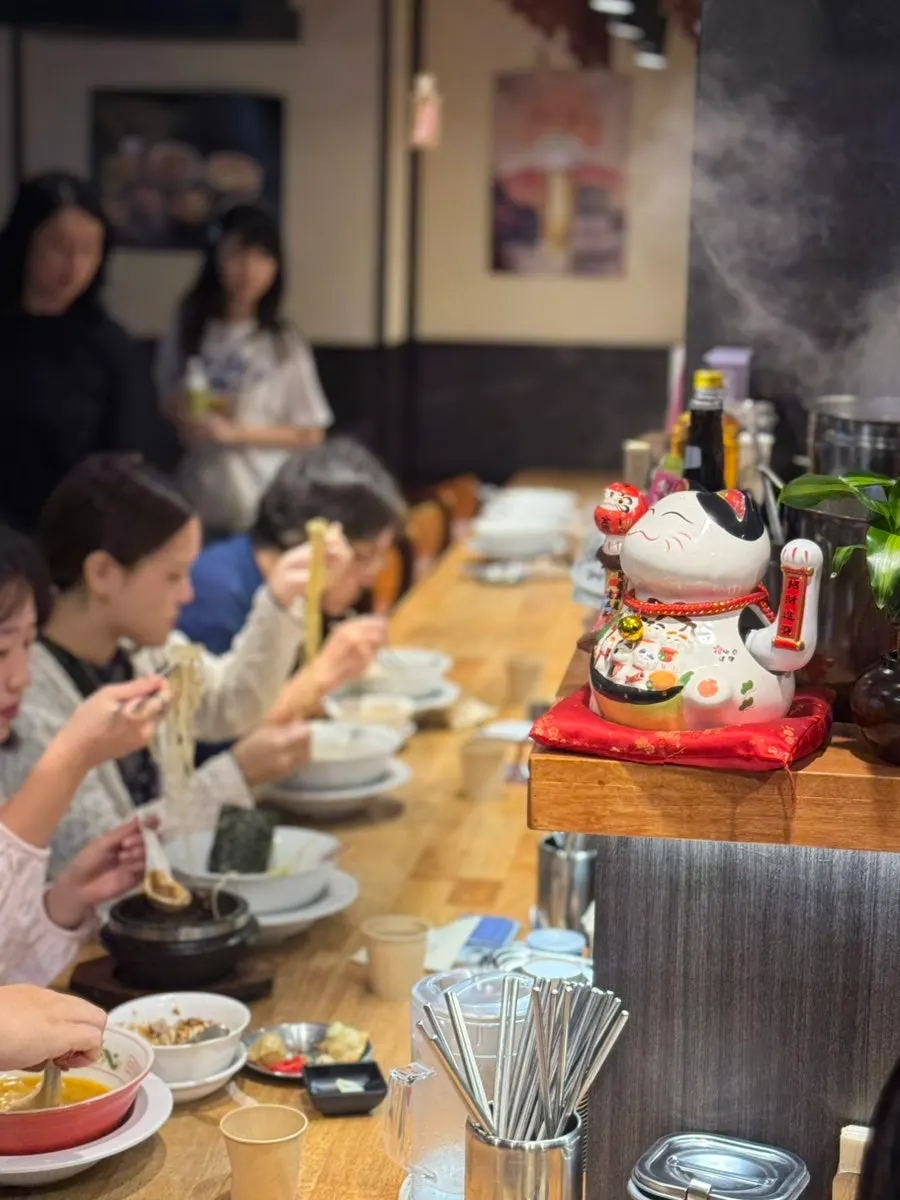 Mentsuru ramen restaurant near City Hall Station