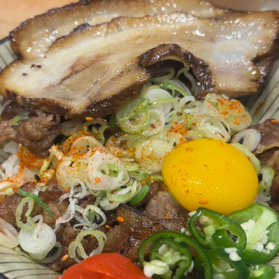 Open kitchen ramen cooking area