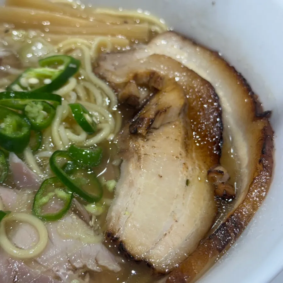 Regular pork belly chashu shio ramen