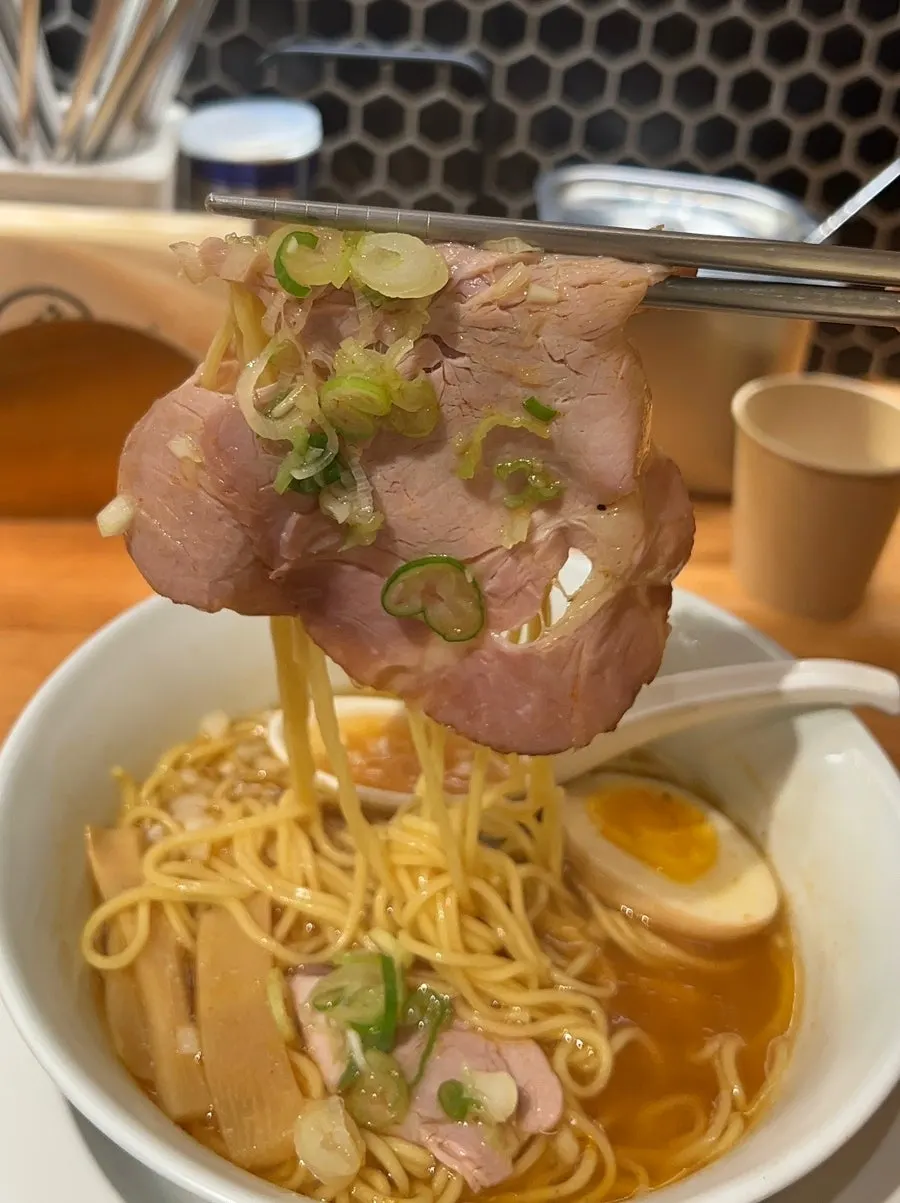 Shio ramen ordered spicy
