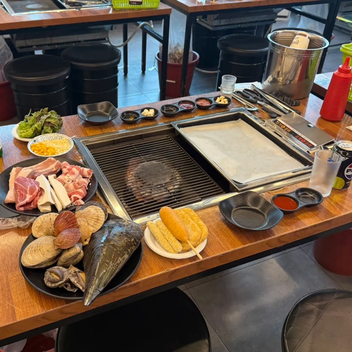 무한리필 조개구이 시흥배곧점 조개구이 마무리 컷
