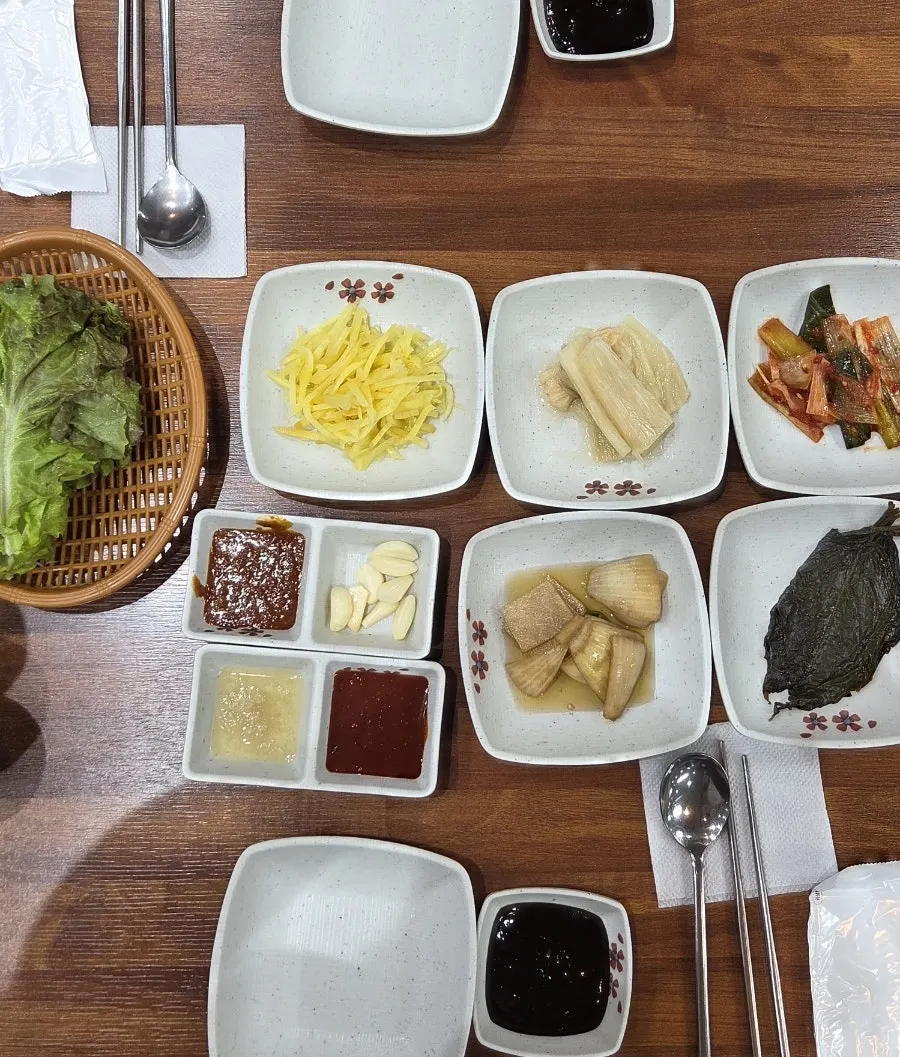 Basic side dishes and grill set for the eel unlimited refill