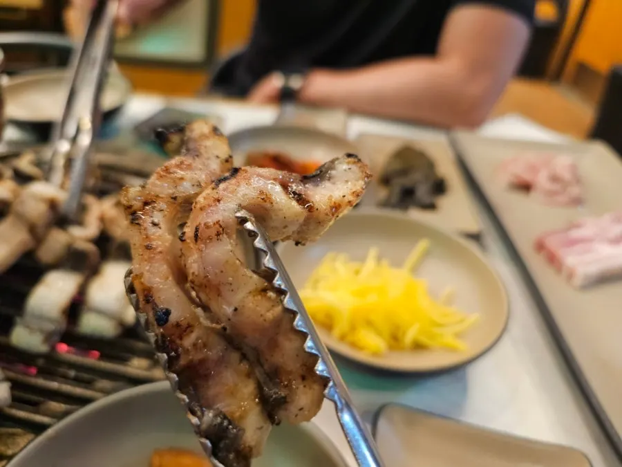 Golden grilled freshwater eel