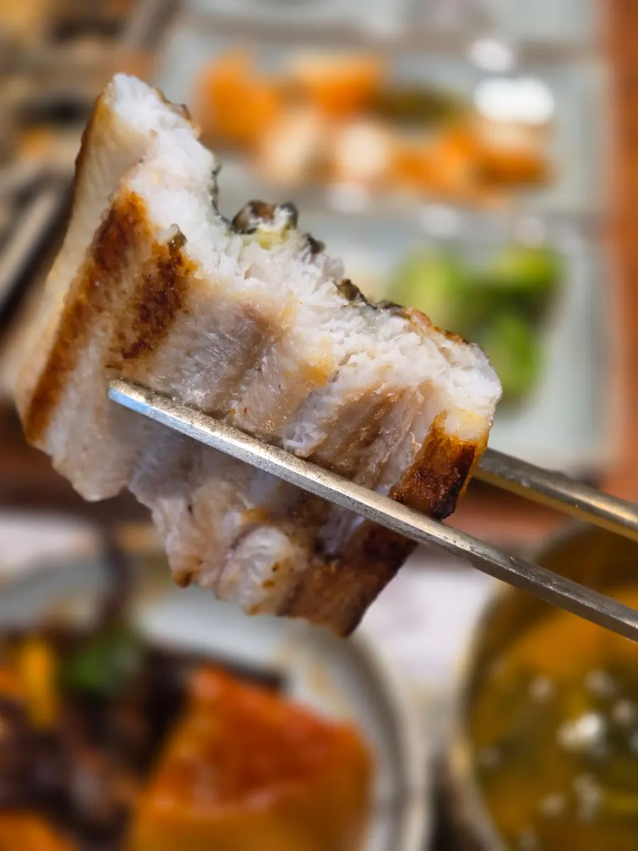 Grilled eel included in the Boyang Set for Two