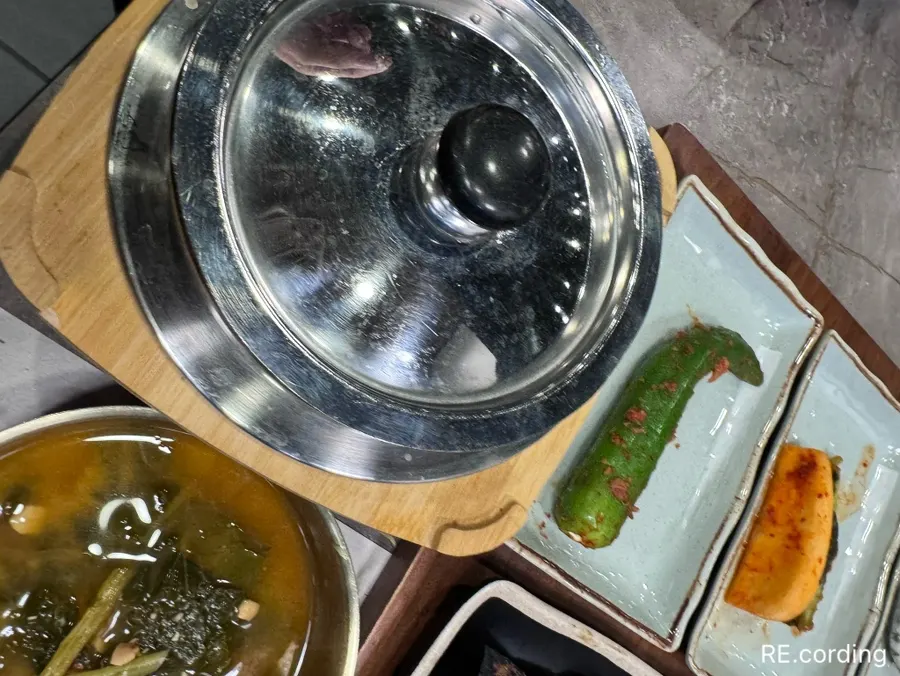 Grilled flounder, sea eel, and mackerel from the boyang set for two