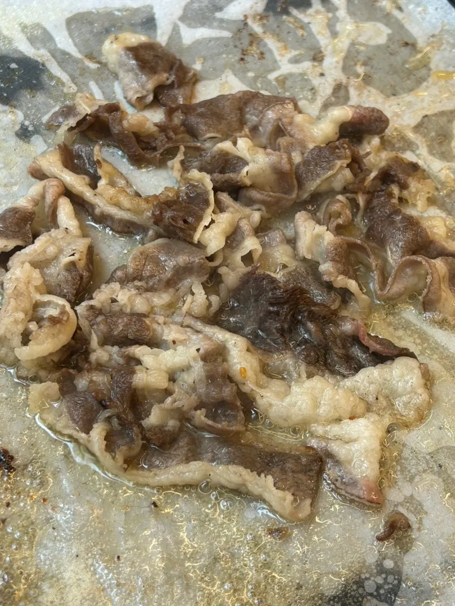 Golden-brown grilled beef brisket