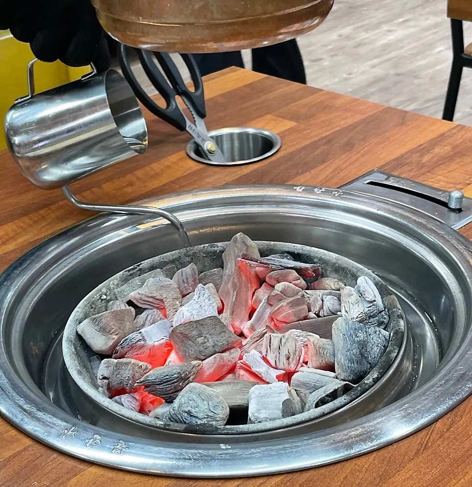 숯불 장어구이 준비 사진