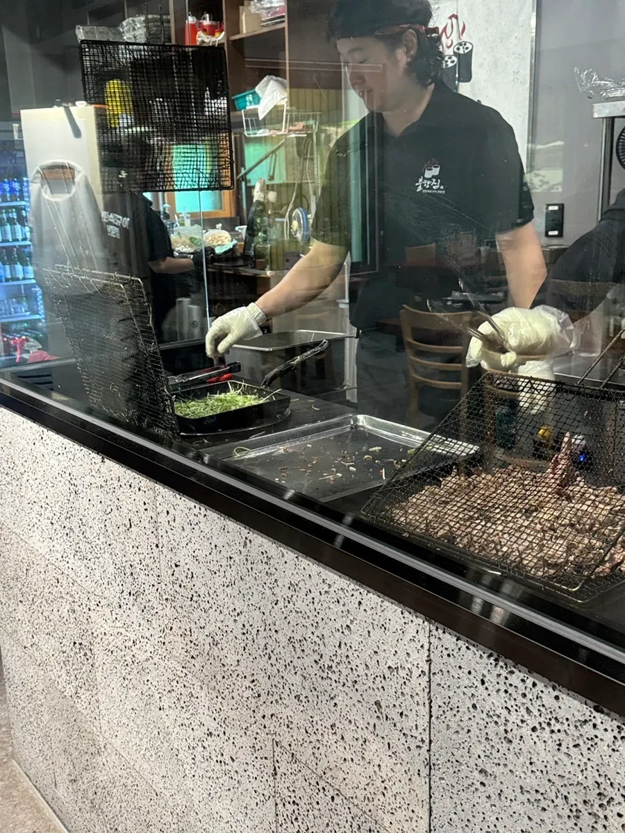 Self-service bar stocked with wrap greens